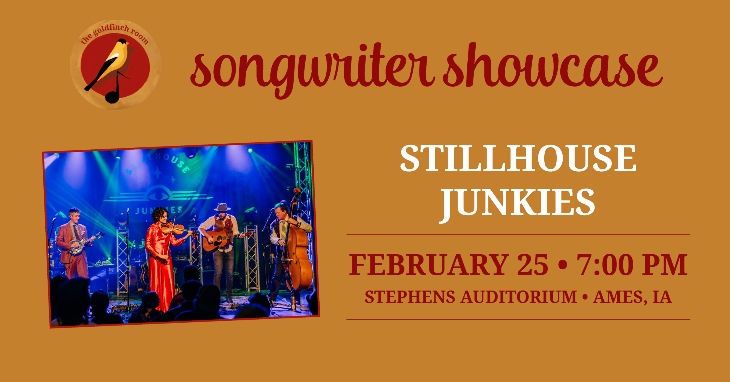 The Goldfinch Room Featuring Stillhouse Junkies